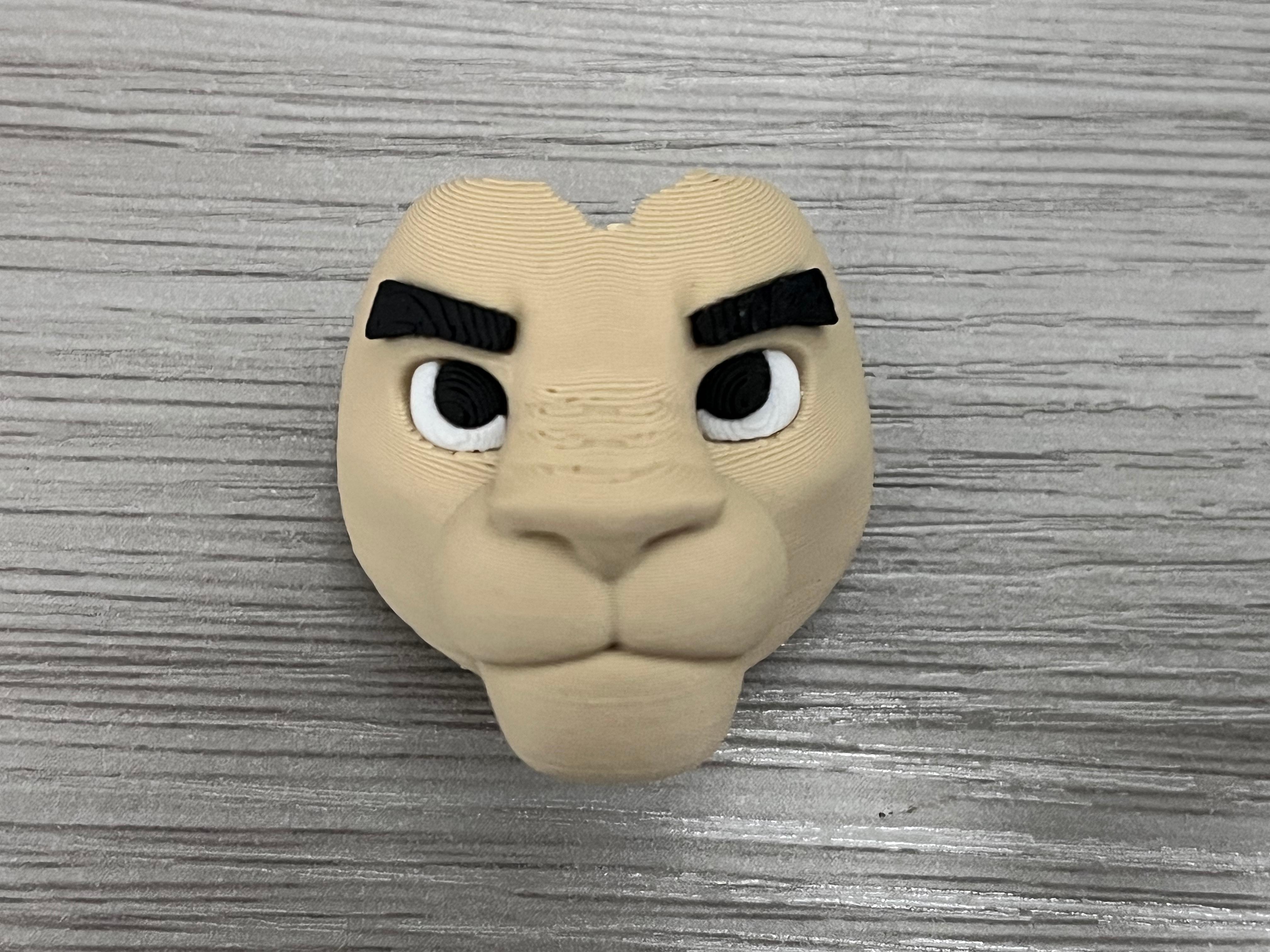 Miniatura 5 do modelo 3D 狮子Lion(NO-AMS)