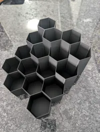 Grand organiseur de bureau hexagonal — photo 4