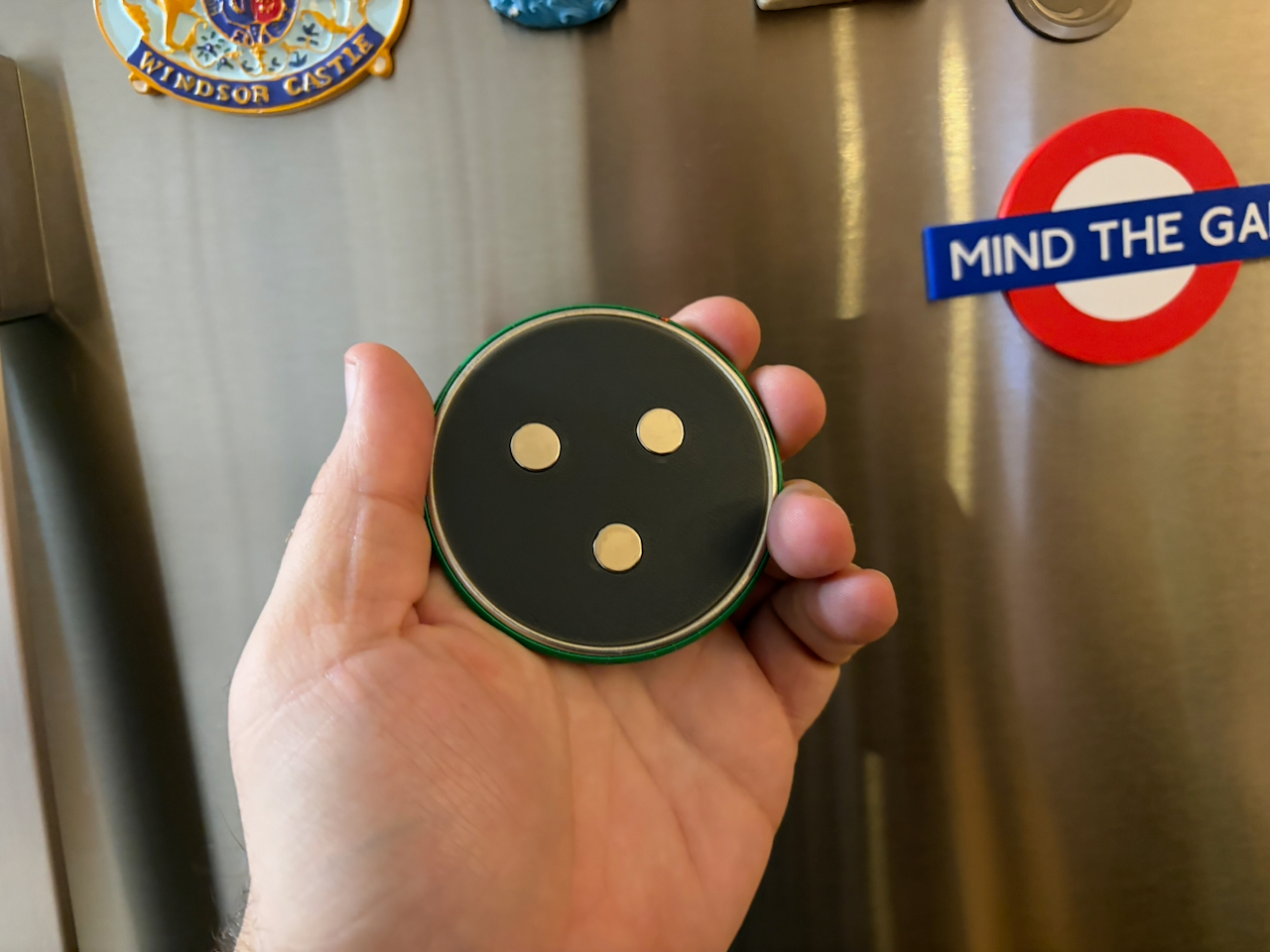 Disney World Button Fridge Magnet Converter