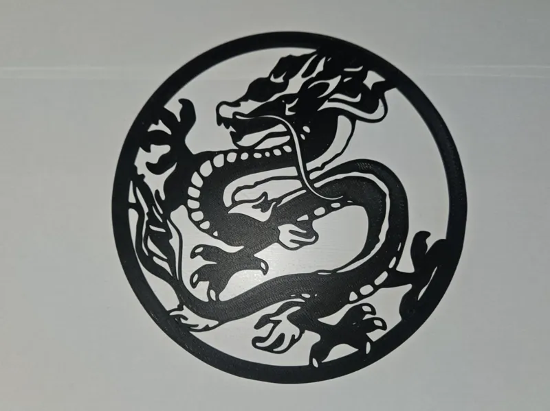 Majestic Dragon wall decoration