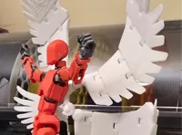 Ailes d'ange pour figurine Dummy 13 — photo 1