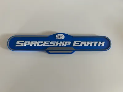 Spaceship Earth Ride Sign