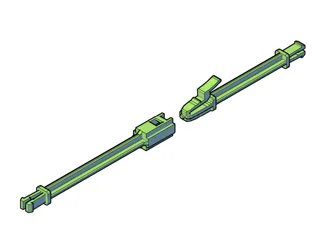 Joint clip for Pop-up display wall