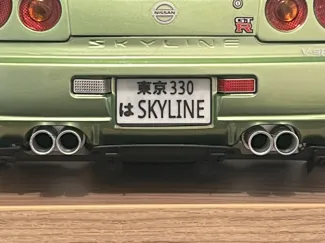 Skyline R34 exhaust 1/10 RC drift car