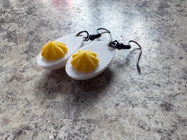 Deviled Egg Earrings