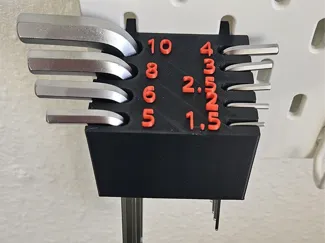 IKEA Skadis Hex Key Holder metric