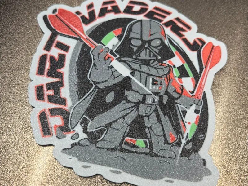 dart vader wall art