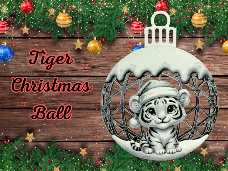 Tiger Christmas Ball