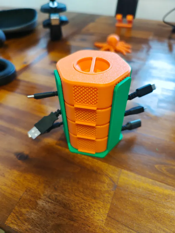 Organiseur pour enrouleur de câble portable