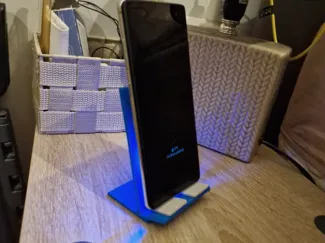 Phone stand that you can stick a wireless charger