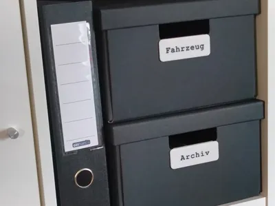 Label for IKEA FJÄDERHARV Box