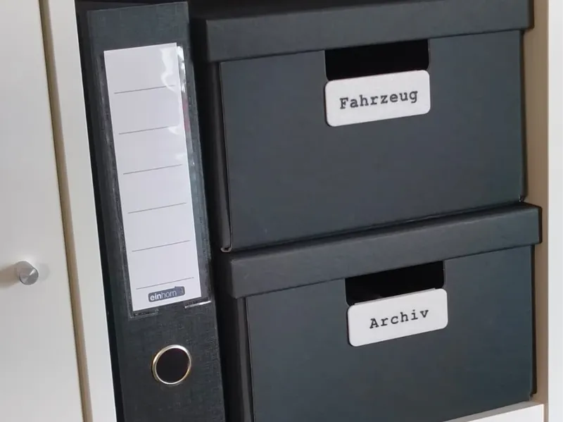 Label for IKEA FJÄDERHARV Box
