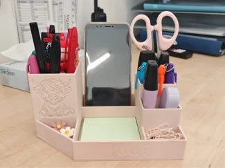 Highland Cow Desk Organiser/Personalise