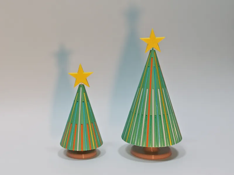 Filament Christmas tree 耗材丝圣诞树