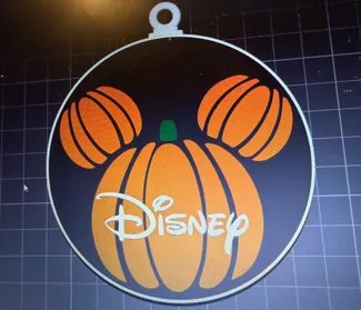 Disney Christmas Ornament (Mickey Pumpkin)