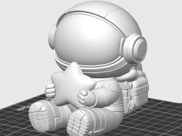 Figurine chibi astronaute