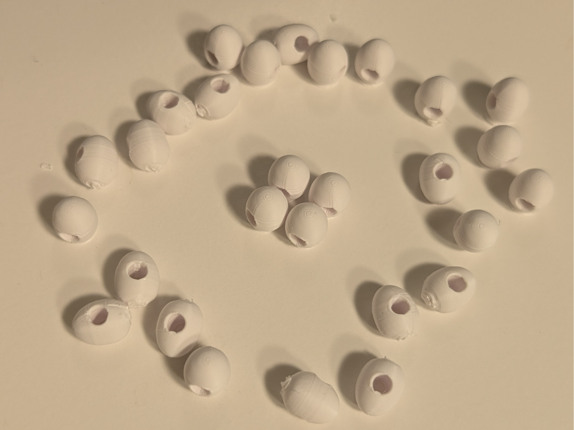 Small Egg Pony Beads