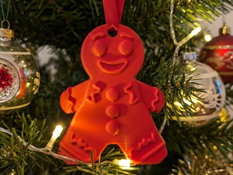 Classic Gingerbread Man - Christmas Tree Ornament