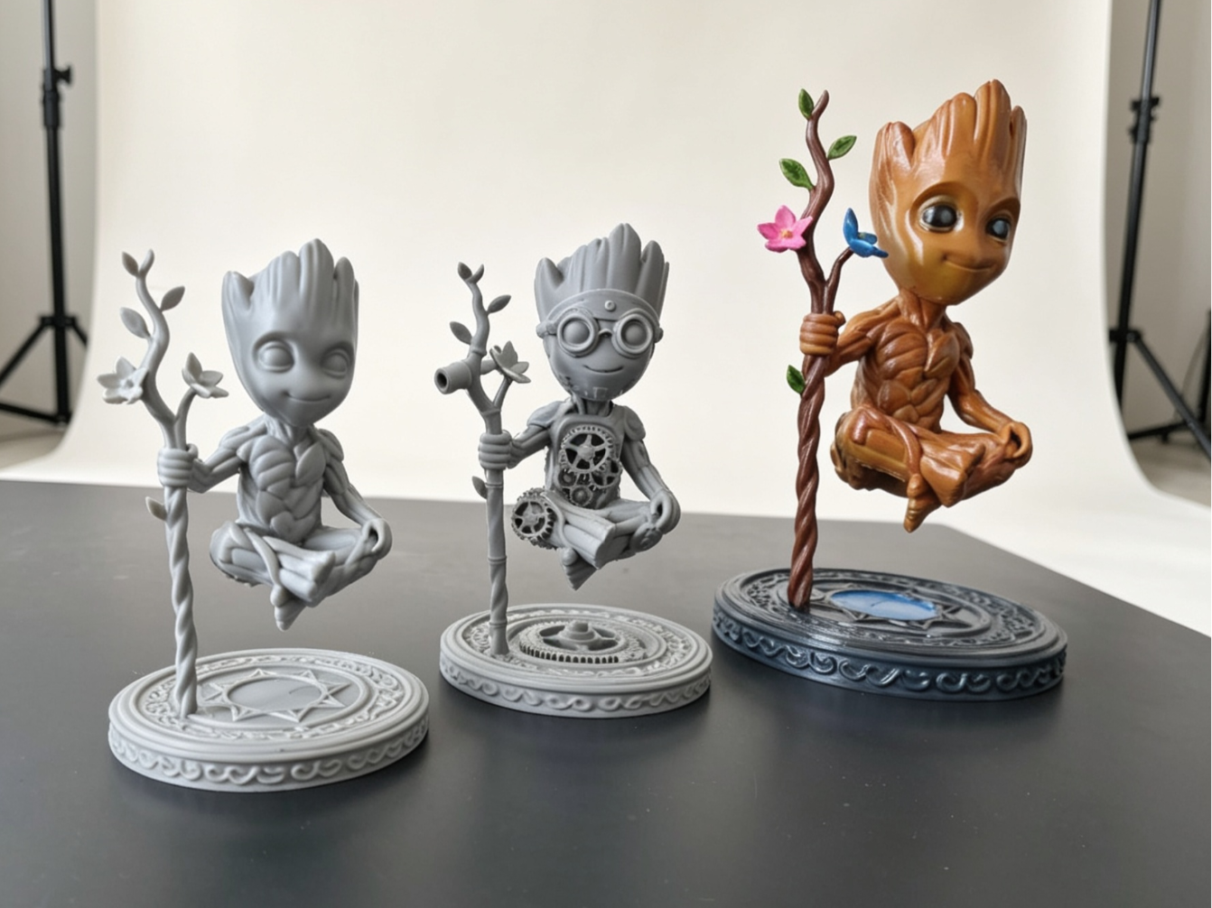 Zen Baby Groot - The Levitating Guardian  2 styles