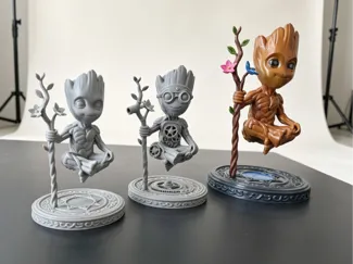 Zen Baby Groot - The Levitating Guardian  2 styles