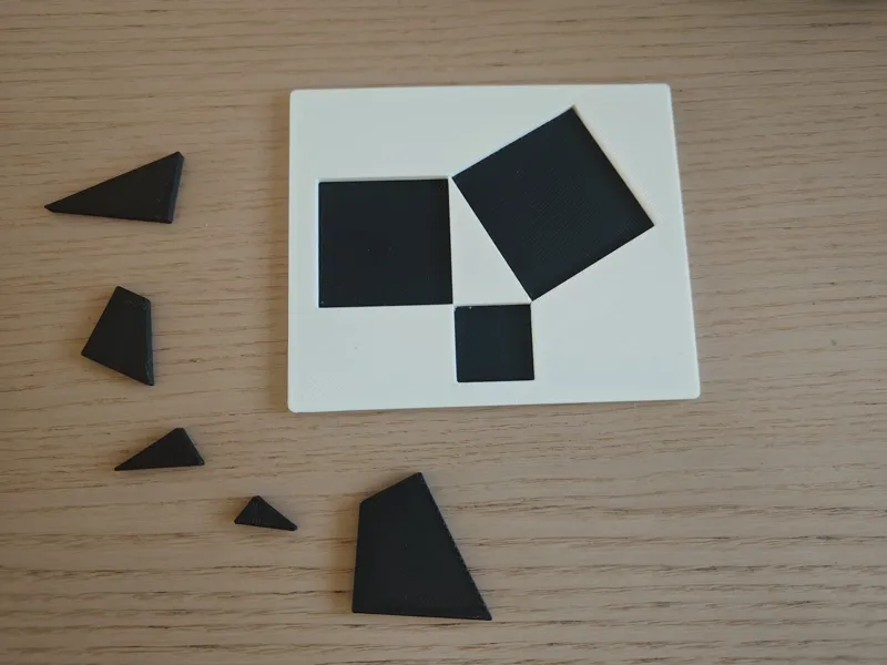 Pythagorean theorem puzzle