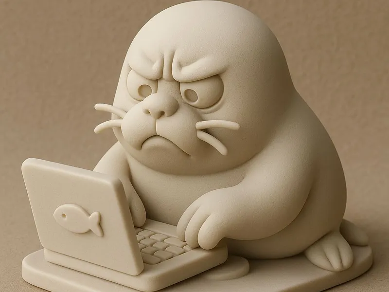 Foca che ruba il Wi-Fi al vicino