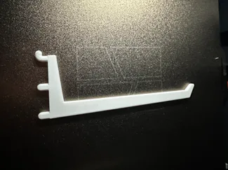 Long Hook for Round 1 inch (25.4mm) Peg Board