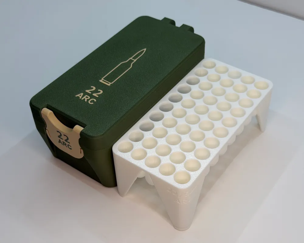 Ammo Box - 22 ARC - 50 Rounds - Free 3D Print Model - MakerWorld