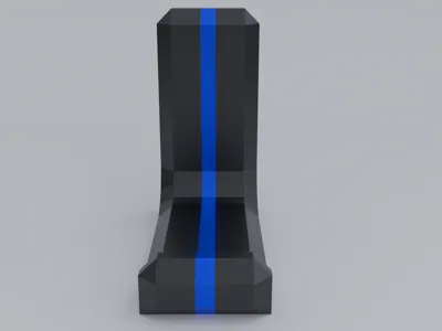 Modern Headphone Holder without Groove