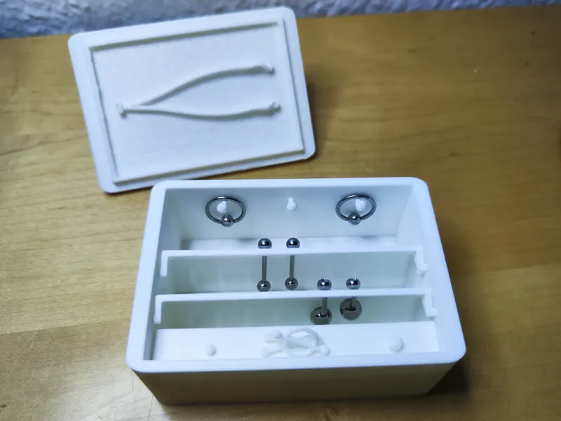 Piercing Box; Schmuckkästchen