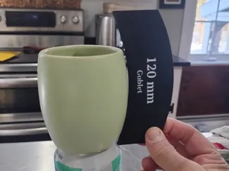 Pottery Rib For Wine Goblet - Customizable
