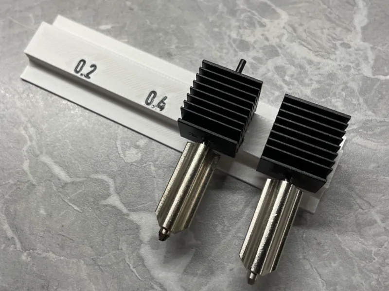 Bambulab A1 (Mini) hotend nozzle holder (+magnets)