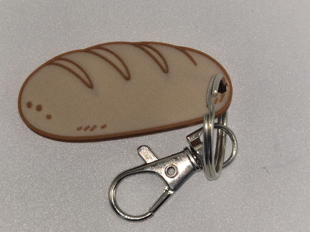 NFC Keychain Loaf of Bread 3D model
