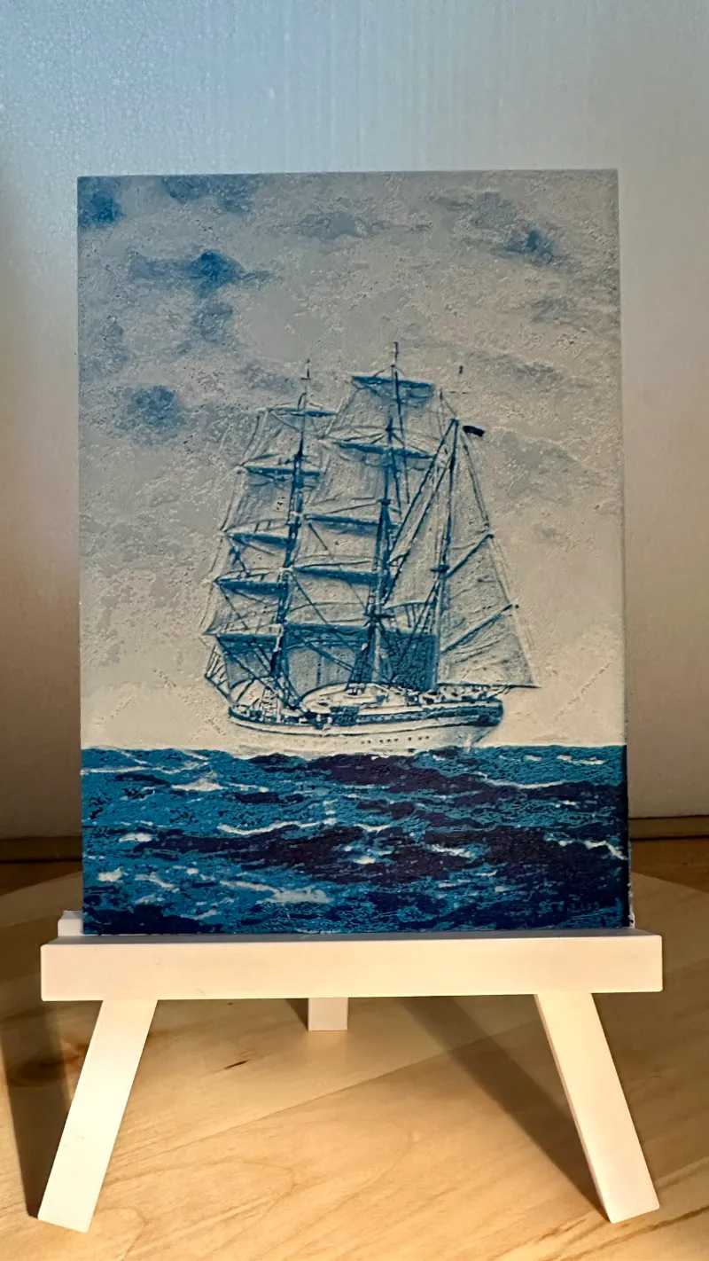 Gorch Fock - Hueforge 160x115x22 4x colors