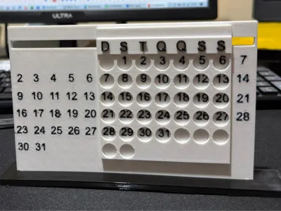 PERPETUAL DESK CALENDAR