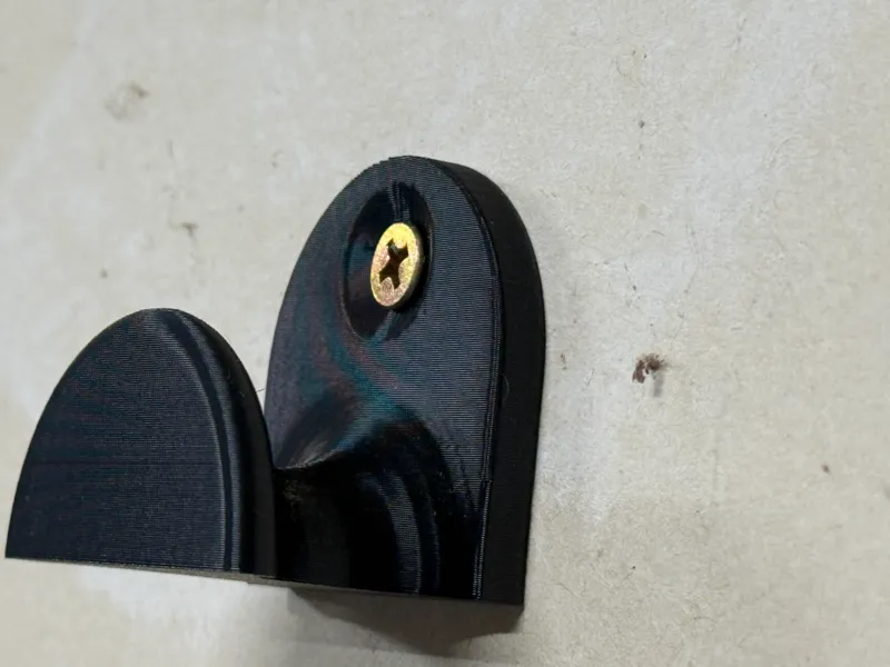 EV charge cord hanger (no supports)