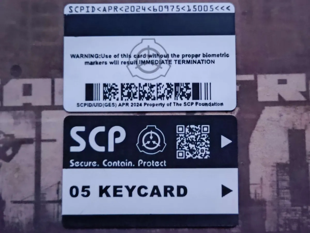 Black Keycard (SCP Foundation) - Free 3D Print Model - MakerWorld