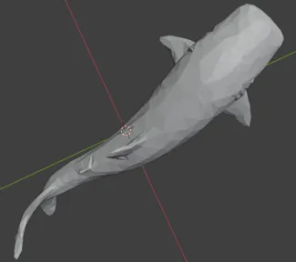 Low Poly Whale Shark