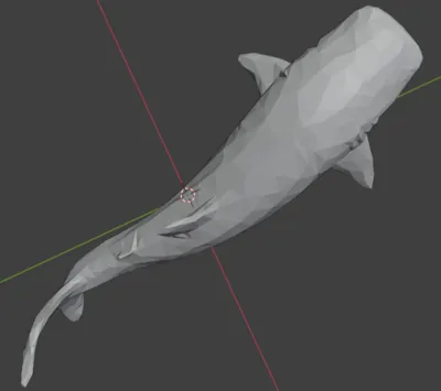 Low Poly Whale Shark