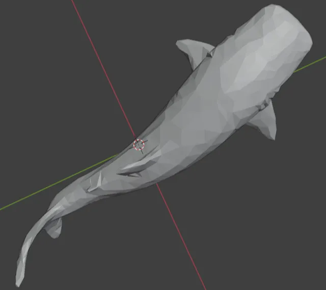 Low Poly Whale Shark