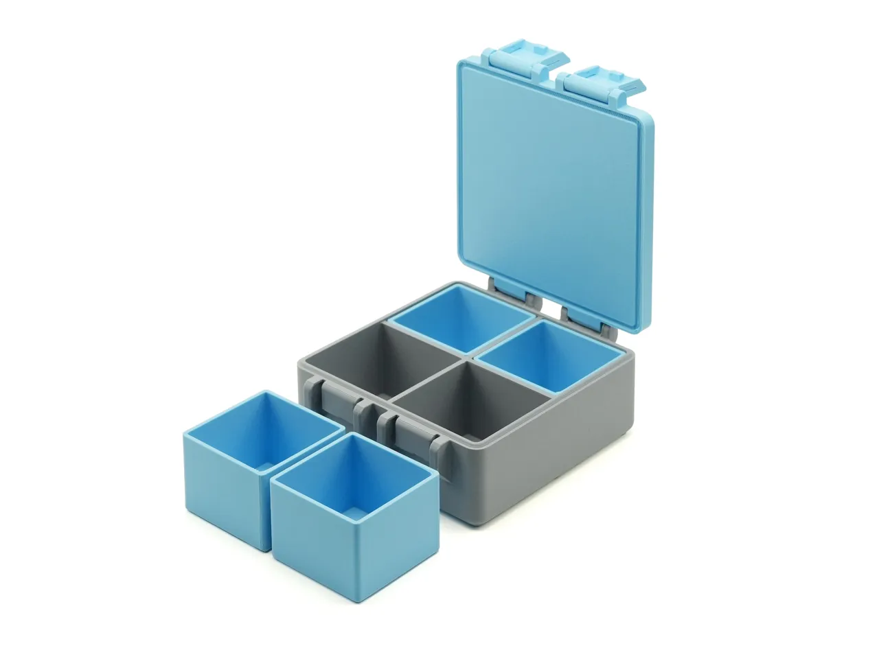 Customizable Snap-Lock Compartment Box (Stackable) view 3