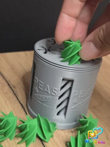 Objeto manipulable: Fidget Toy Peas Bottle — vista de referencia 5