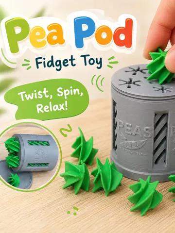 Objeto manipulable: Fidget Toy Peas Bottle — vista de referencia 2