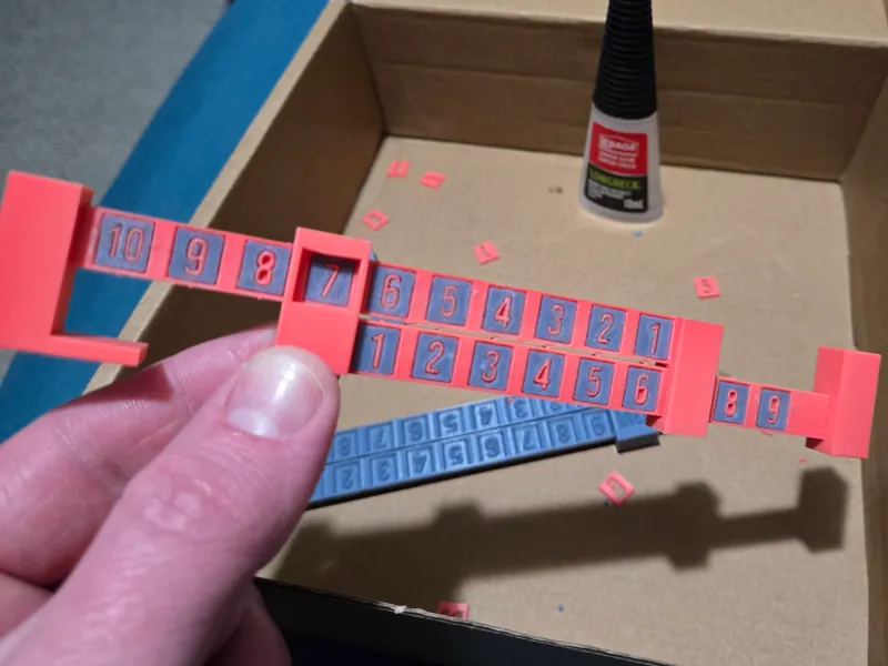 Addition/Subtraction Slide Rule Toy (up to 10)