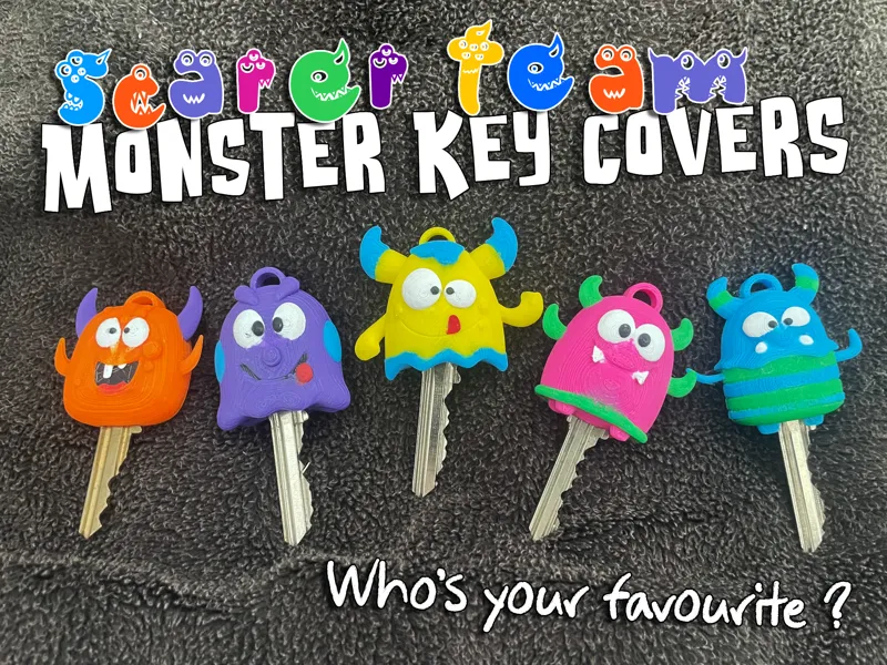 Five Monster Key Covers - Scarer team