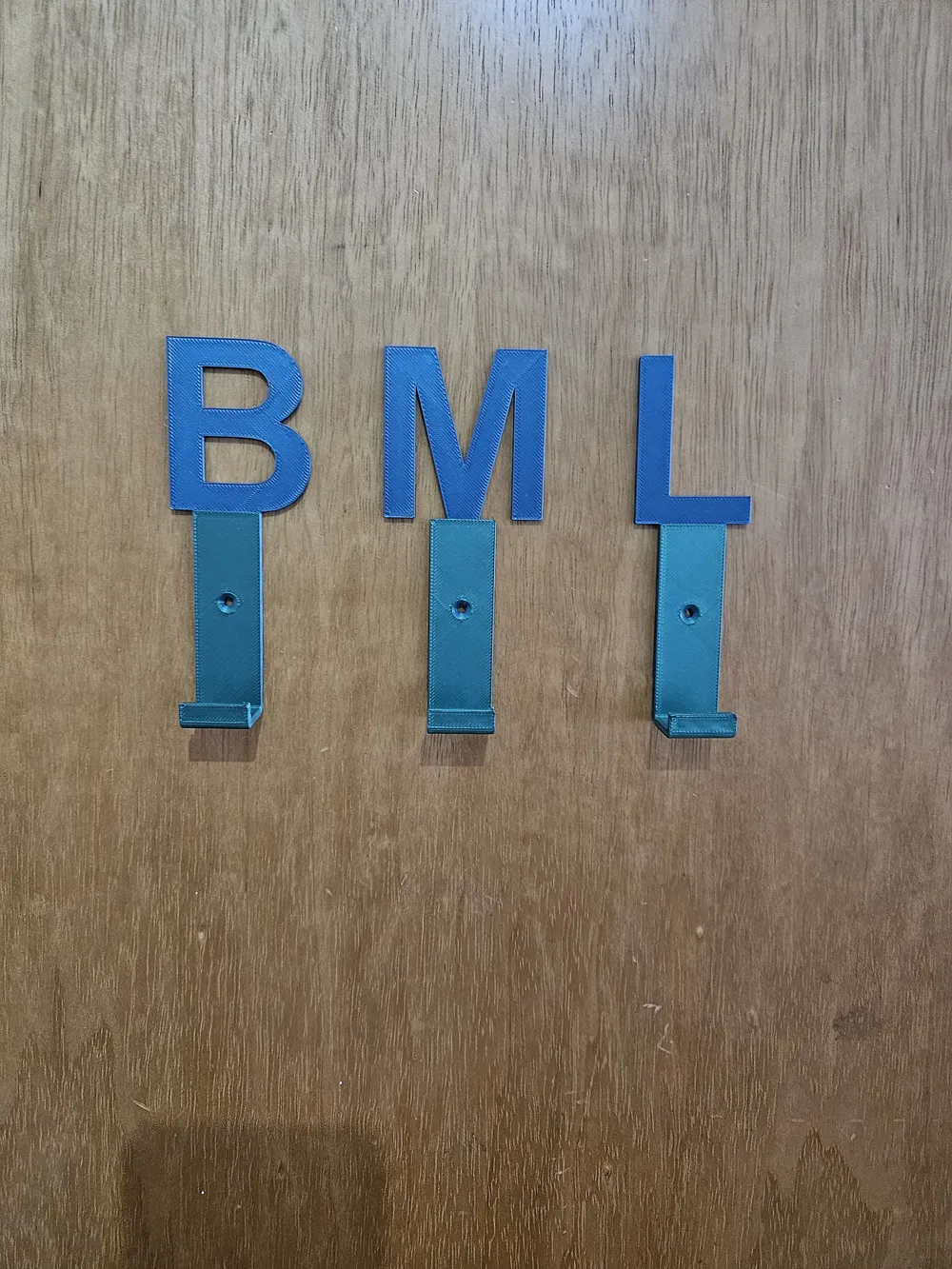 Hooks in various letters - Free 3D Print Model - MakerWorld