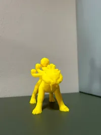 Statuette low poly Raikou (Pokémon) — photo 2
