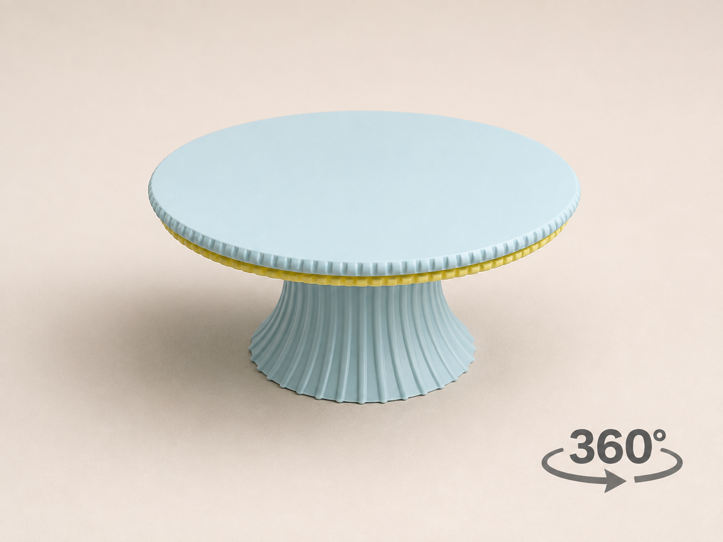 Rotating Cake Stand – 360° Silent Smooth Spin - 1