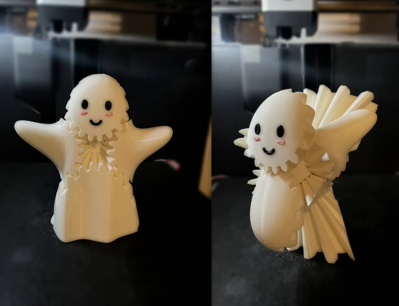 Cute Ghost Gear Fidget Toy view 3