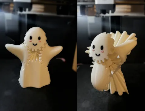 Cute Ghost Gear Fidget Toy view 3
